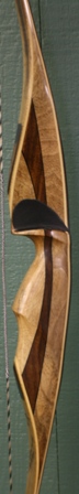 Myrtle/Shedua Riser with Myrtle/Bamboo limbs with Elk Antler tips