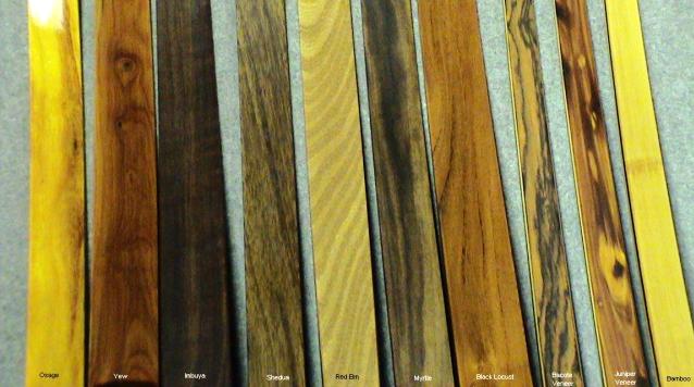 Triple Crown exotic and domestic limb core and veneer choices